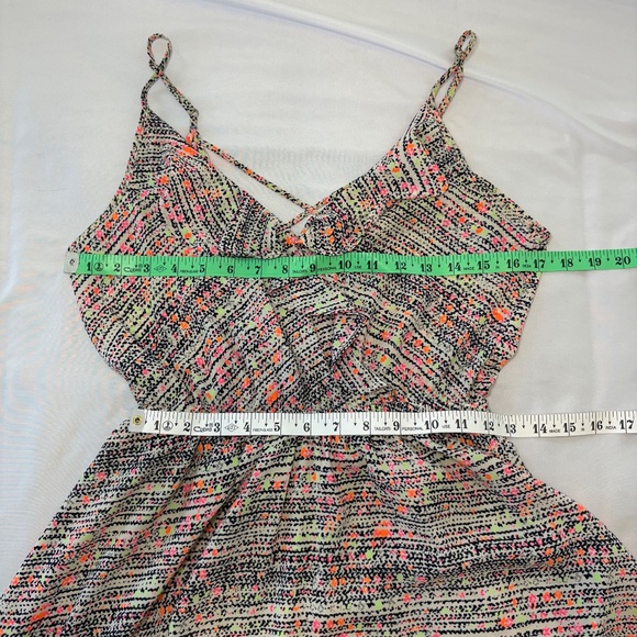 LUSH Mini Sundress Speckled Fluorescent Size Small‎ - Picture 3 of 7